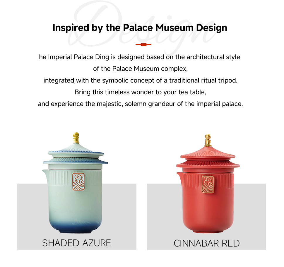 DIVEVOLK Ceramic Portable Traval Tea Set