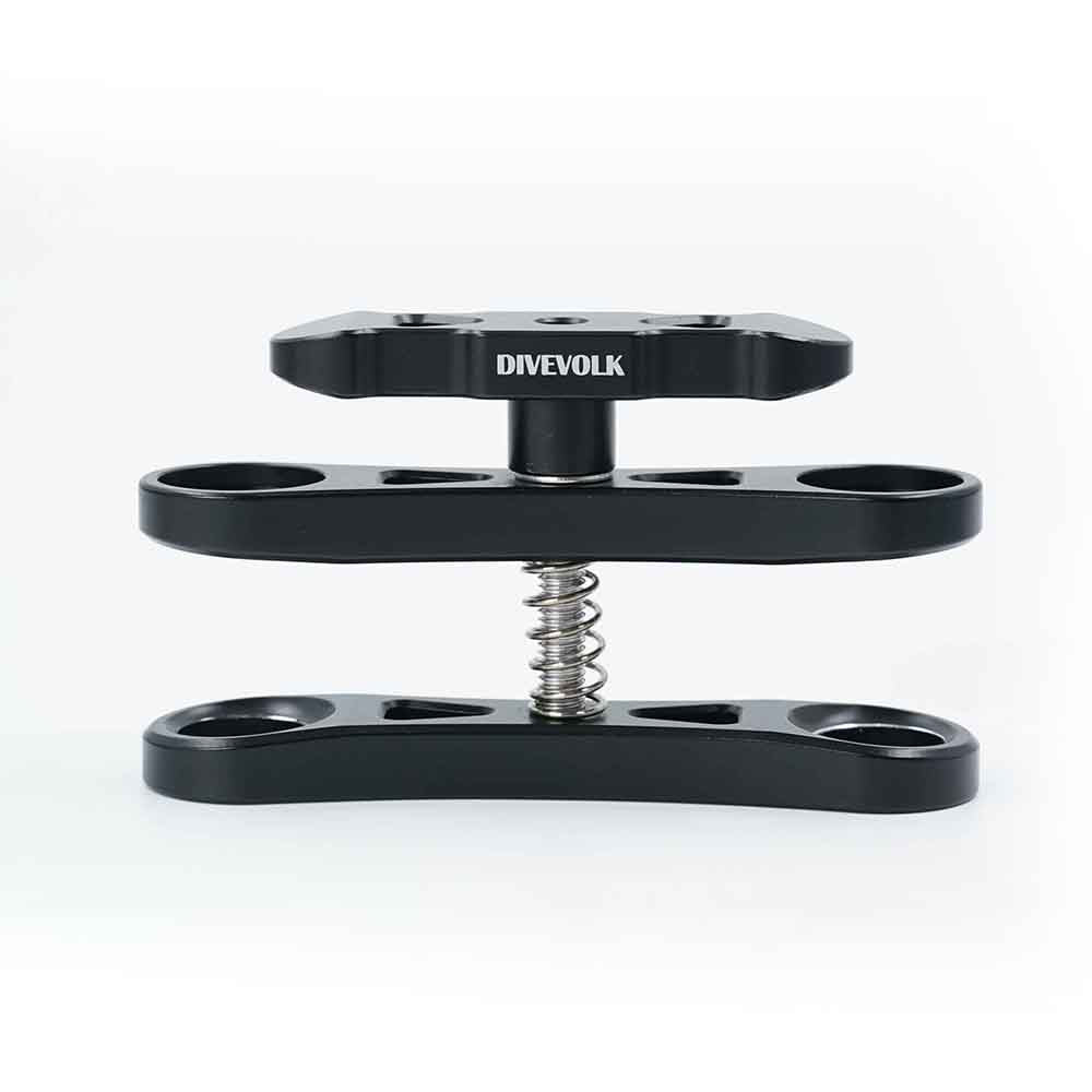 DiveVolk underwater photo gear with Extended Ball Joint Clamp