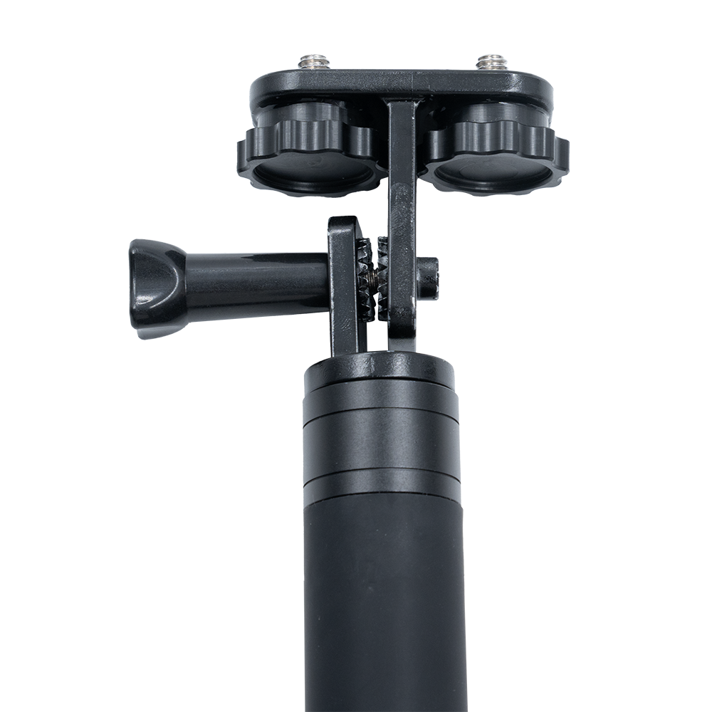 DiveVolk SeaTouch 4 Max dual lock selfie stick detail