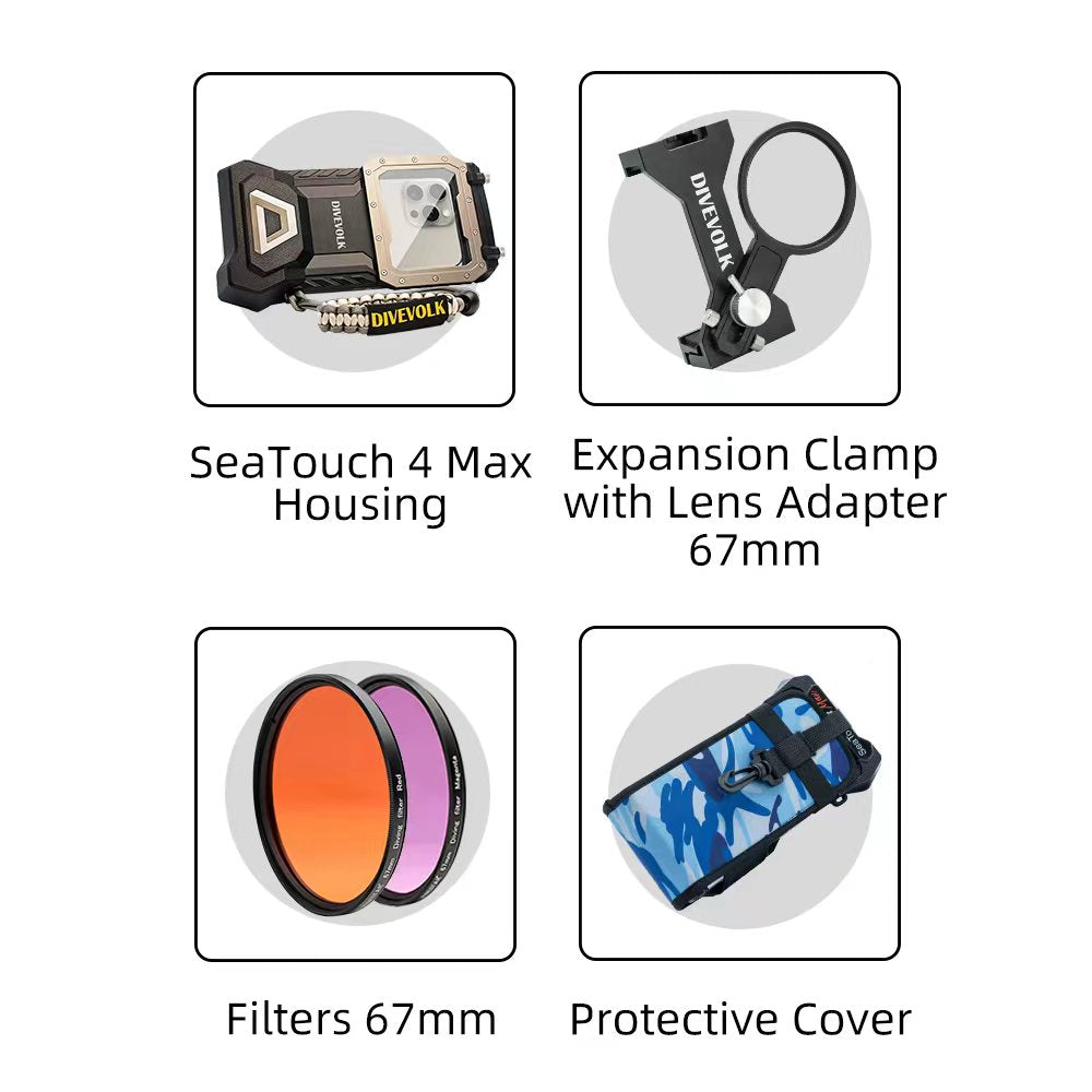 SeaTouch 4 Max housing and accessories
