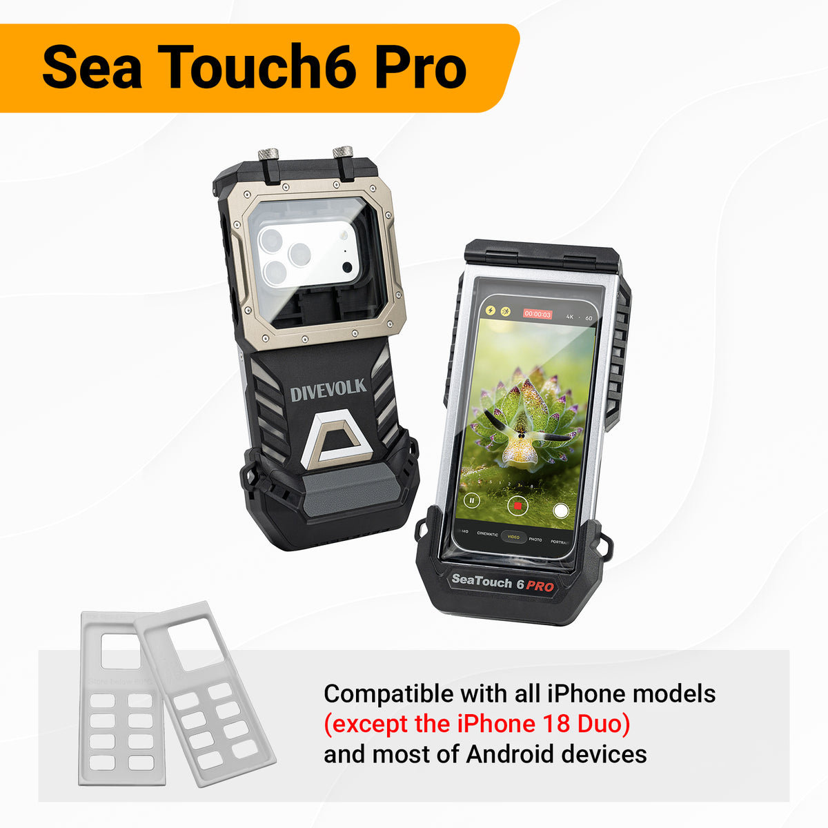 DIVEVOLK Underwater Housing CUSTOMIZED Phone Adapter