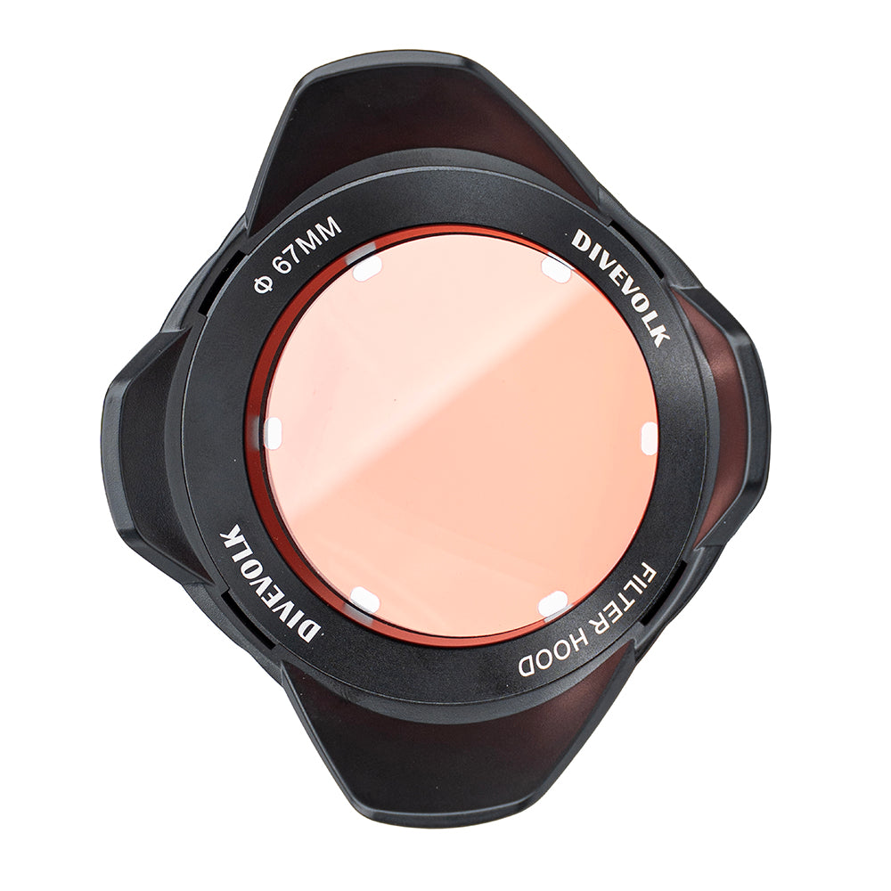 DIVEVOLK 67mm Filter Hood| Underwater photography accessories for color correction