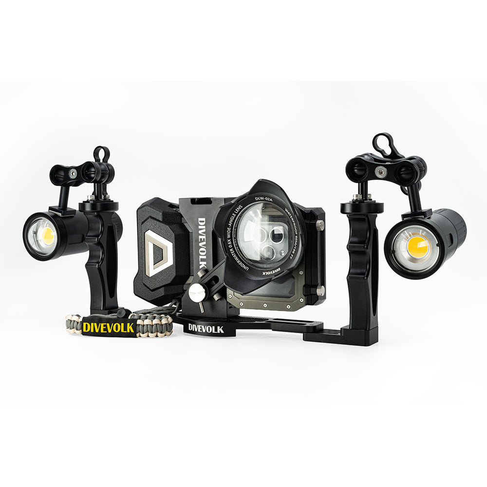 Divevolk SeaTouch 4 Max Plus underwater photo setup