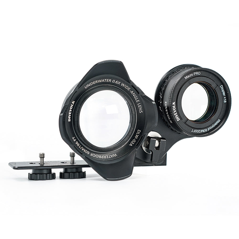 Расширительный зажим Divevolk Seatouch 4 Max Plus с адаптером 67 мм для подводной фотосъемки