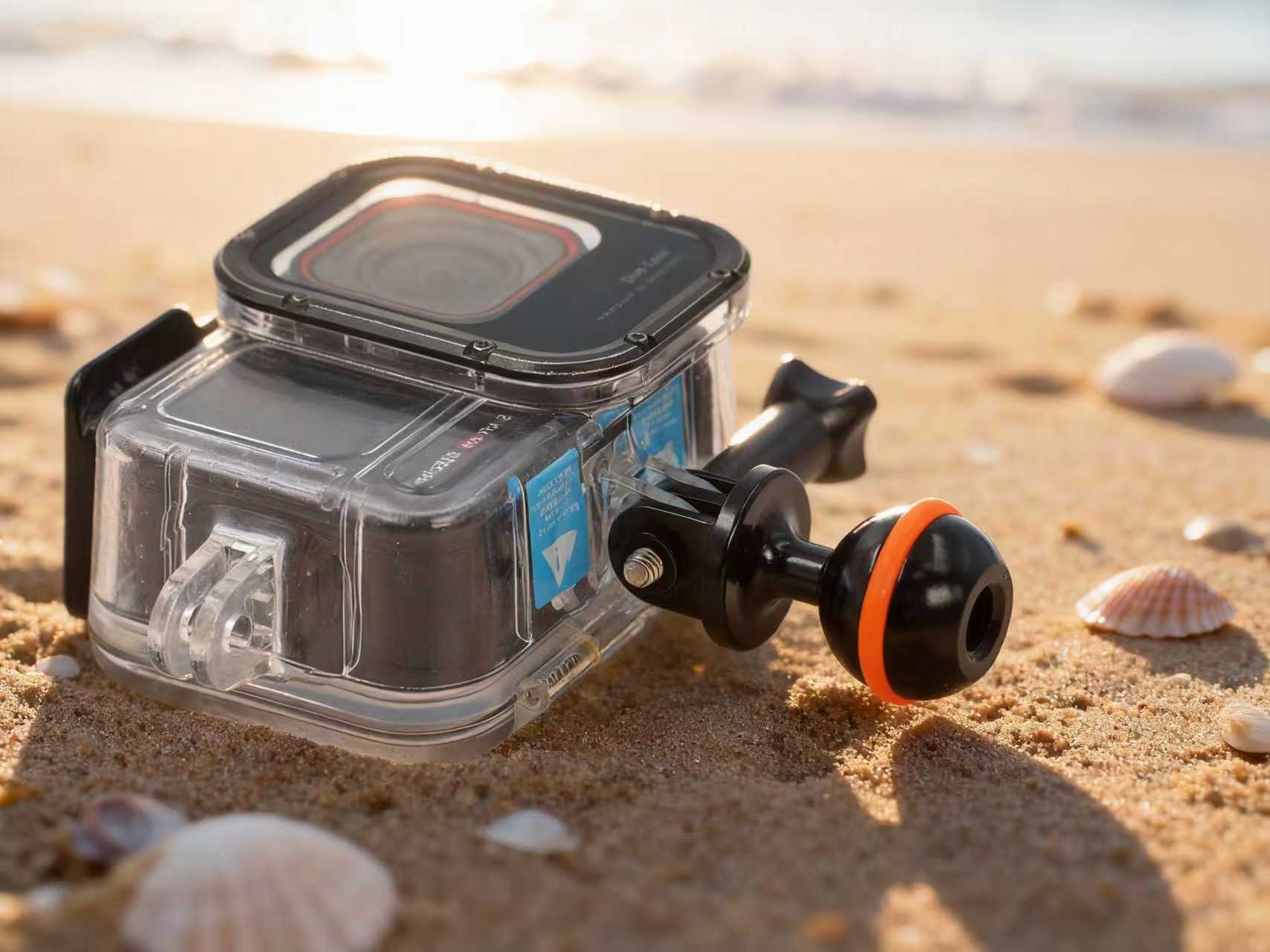 Action Camera to ball head GoPro, DJI Action, Insta360 camera