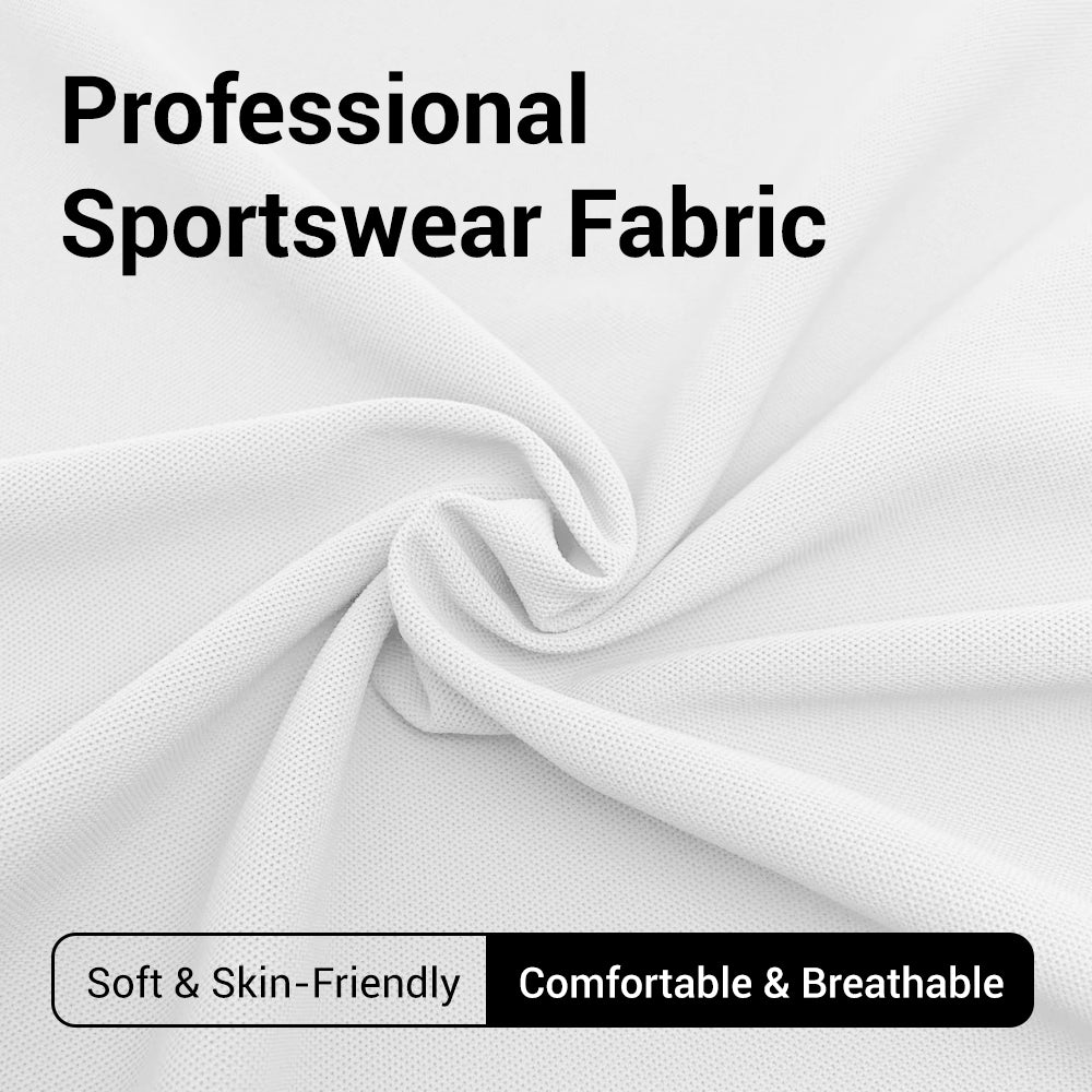 DIVEVOLK Camisetas ativas masculinas e Weman de secagem rápida com gola redonda