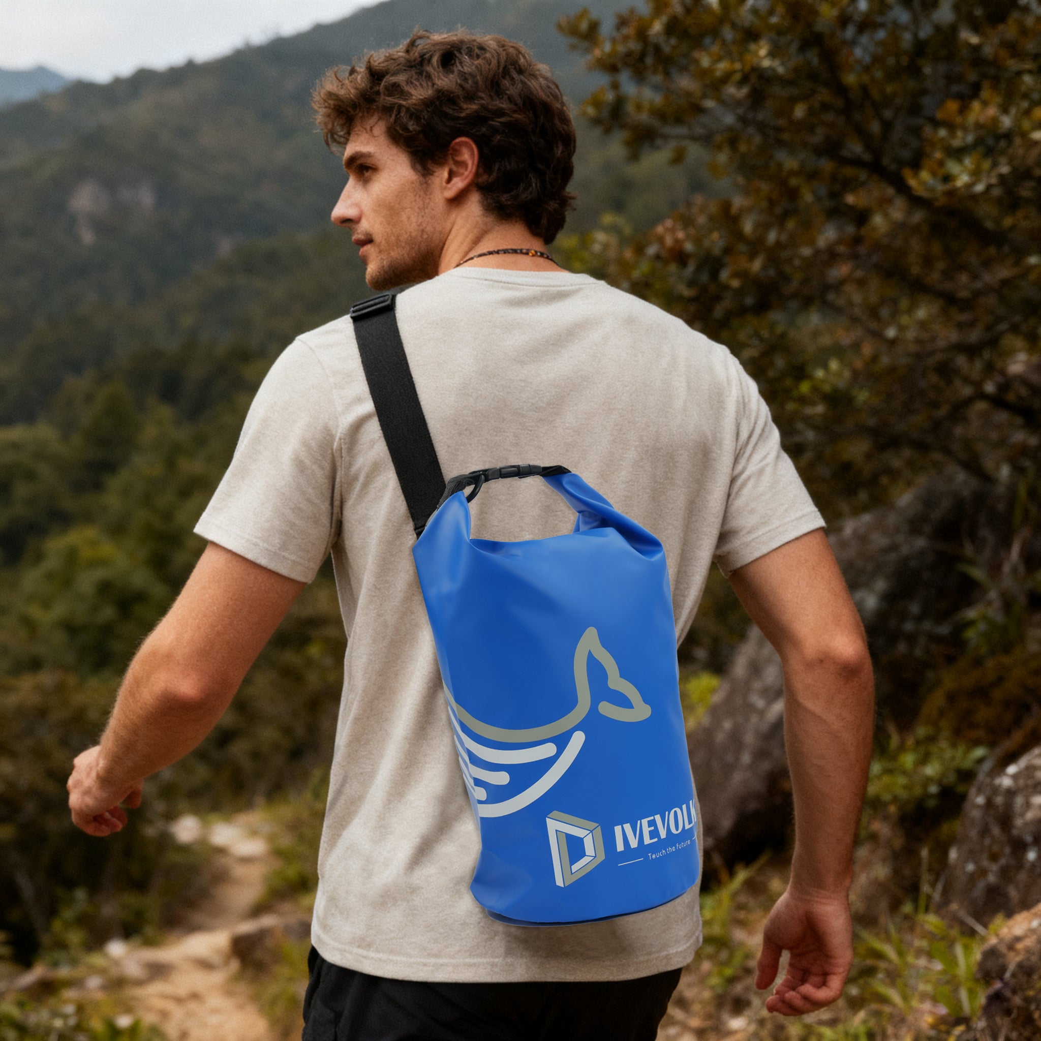 Мужские быстросохнущие футболки DIVEVOLK и Weman с круглым вырезом