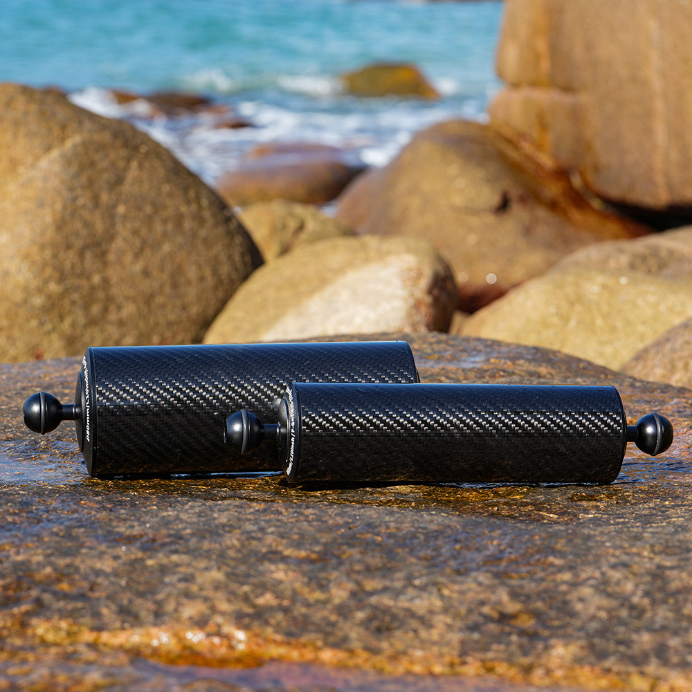 DiveVolk float arms for underwater camera housing