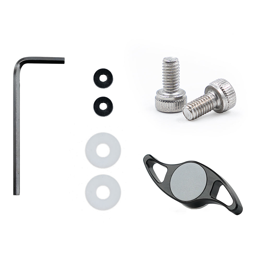 DiveVolk spare parts kit includes screws, allen key, and spacers