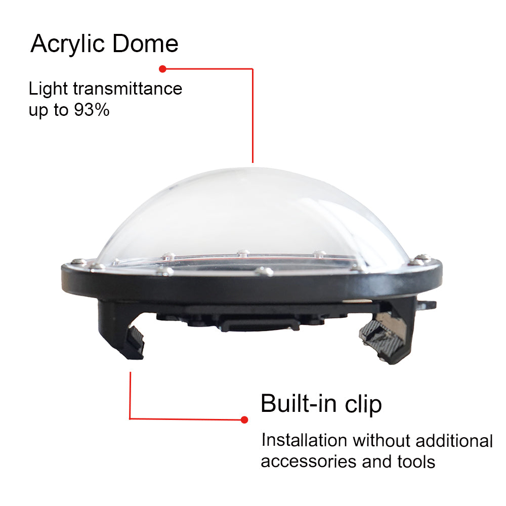 SeaTouch 4 Max dome lens: Acrylic dome with built-in clip