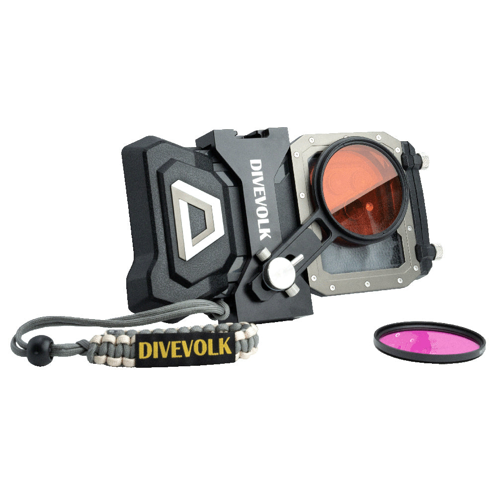 DiveVolk Underwater Filters: Red & Magenta