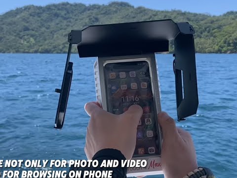 DIVEVOLK Underwater Phone Housing With Foldable Screen Hood, iphone case