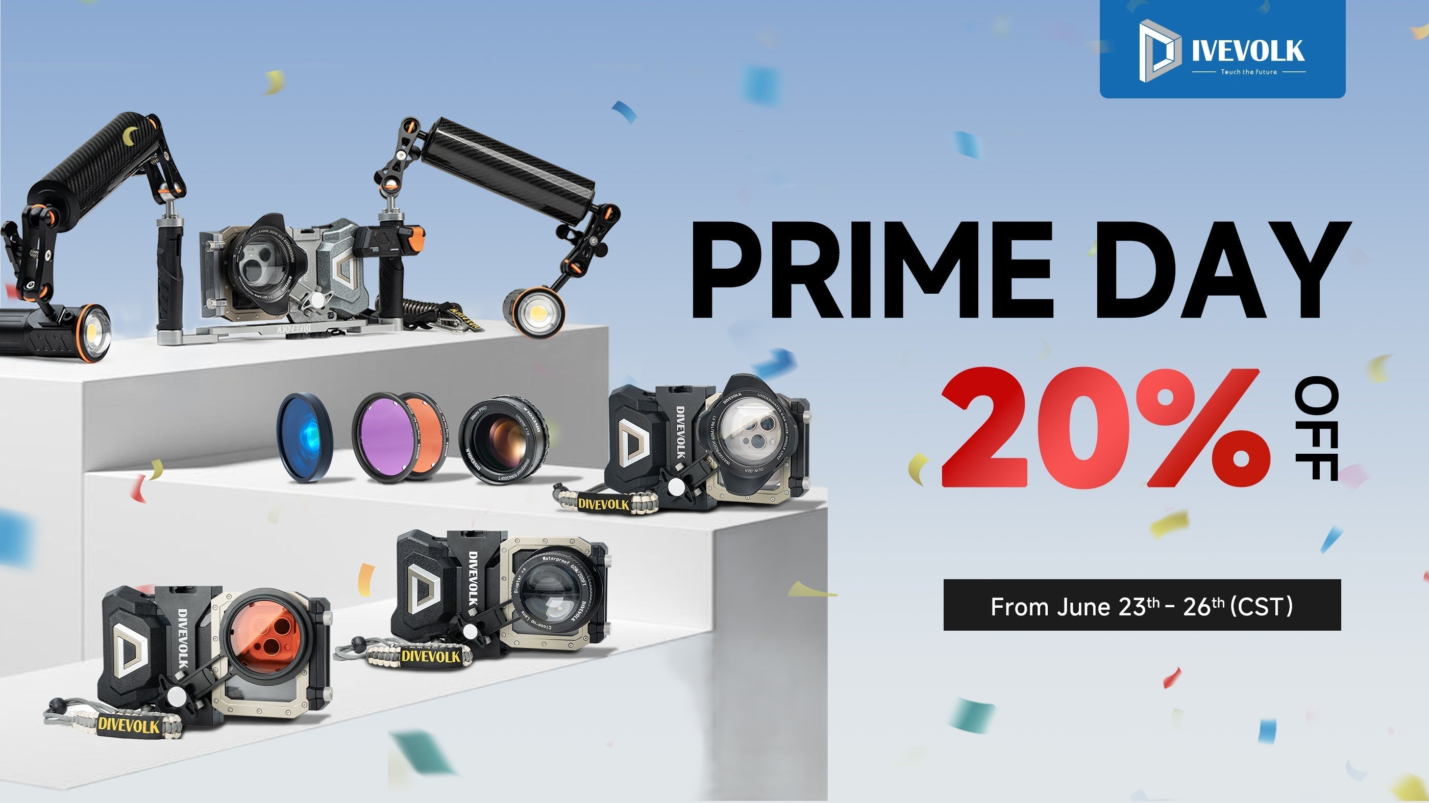 DIVEVOLK Prime Day Sale 2026: 20% Off Underwater Photography Gear (June 23–26)