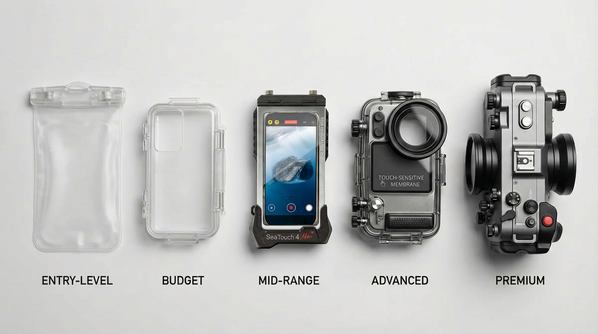 Cheap vs Premium Waterproof Phone Housings: What’s the Real Difference?