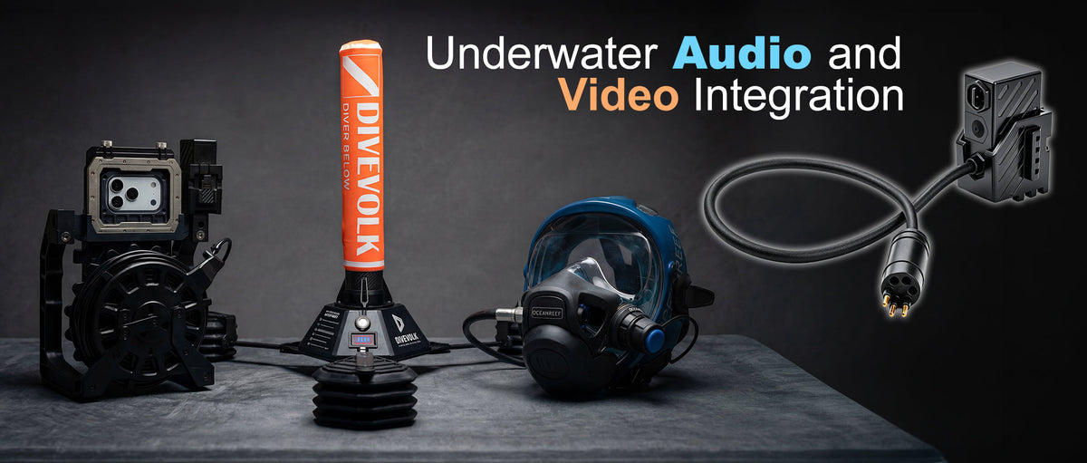 DIVEVOLK Wireless Microphone Transmitter: Voice for the Underwater Livestream