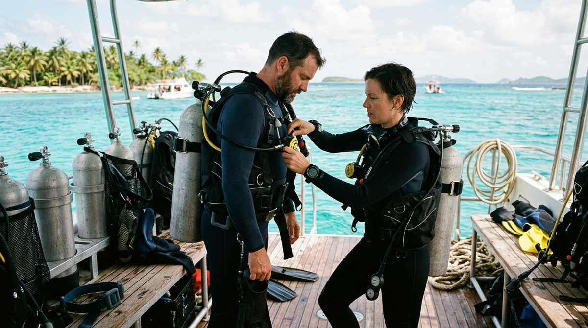 buddy check pre dive safety