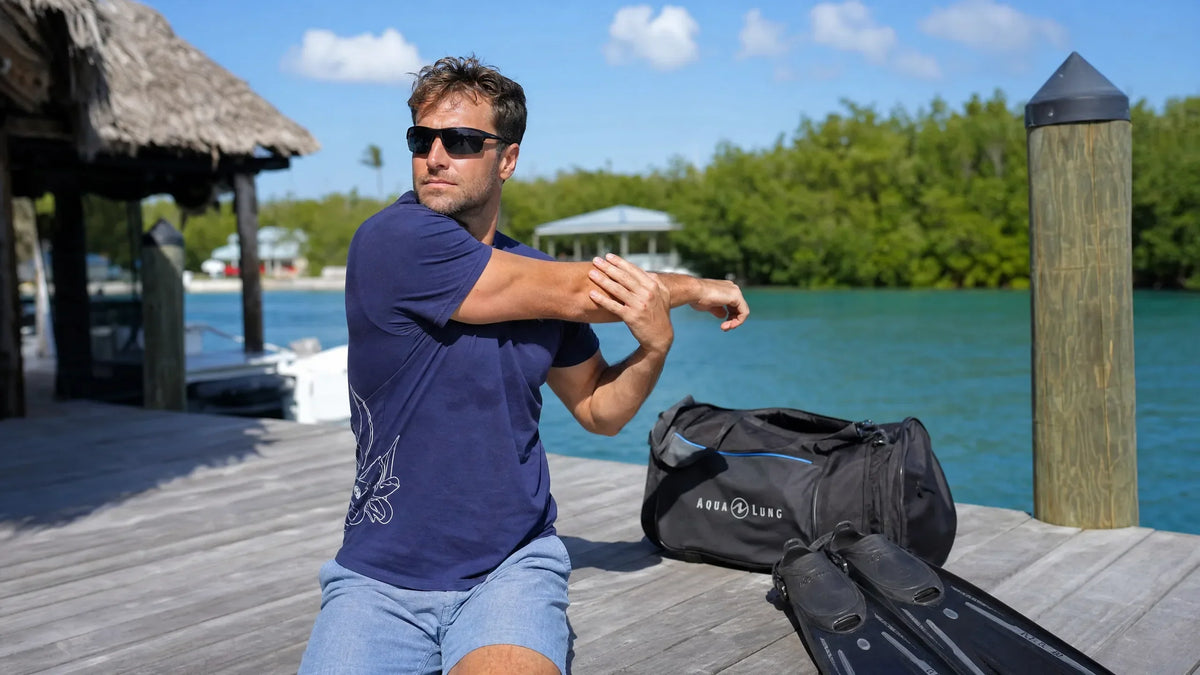 diver shoulder mobility stretch hero