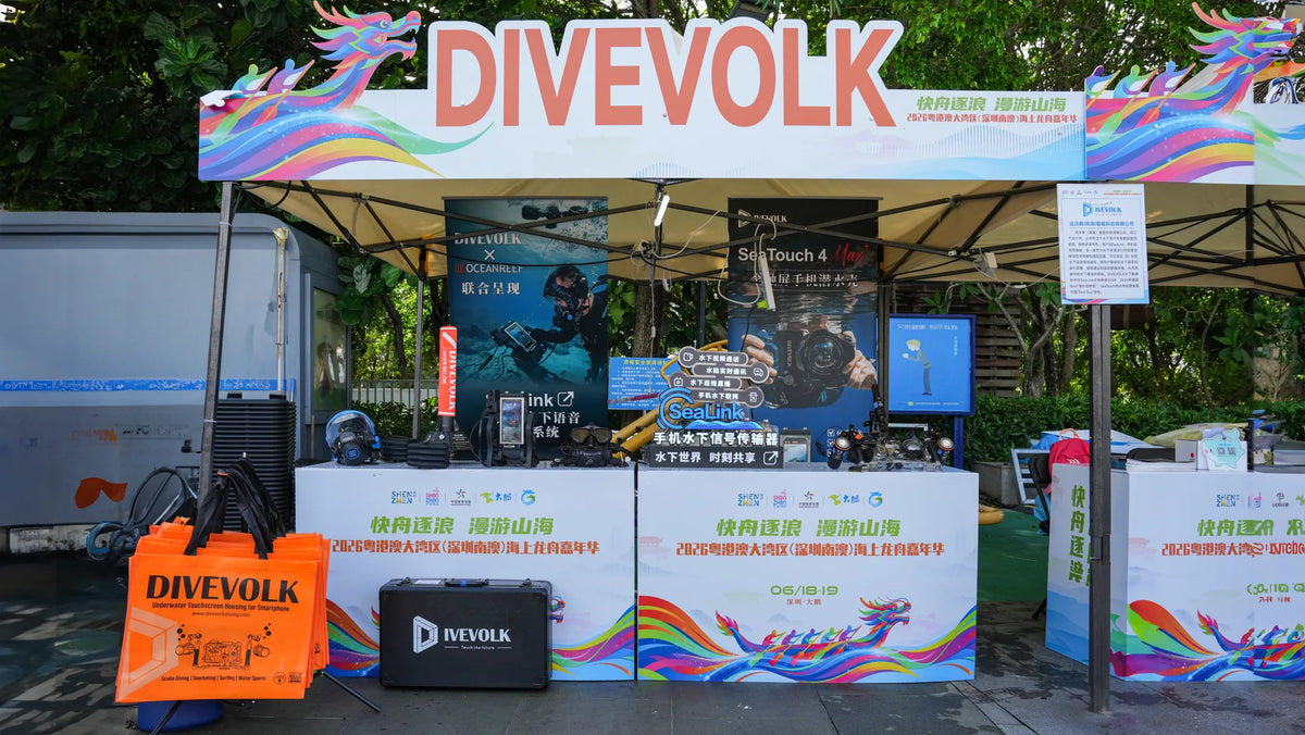 divevolk booth dragon boat carnival shenzhen nanao