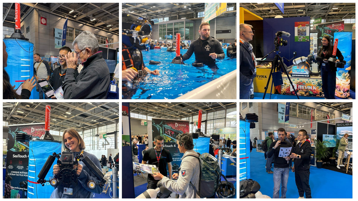 DIVEVOLK Makes Waves at Paris Dive Show: Introducing SeaLink, the Revolutionary Underwater Smartphone Data Transmitter