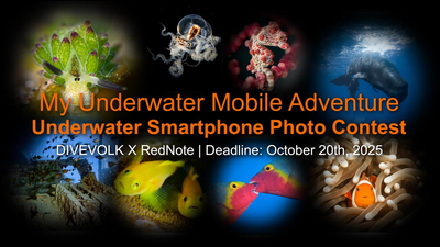 Capture Your Adventure: Announcing the First-Ever DIVEVOLK "My Underwater Mobile Adventure" Photo Contest!