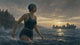 gertrude ederle channel swim illustration