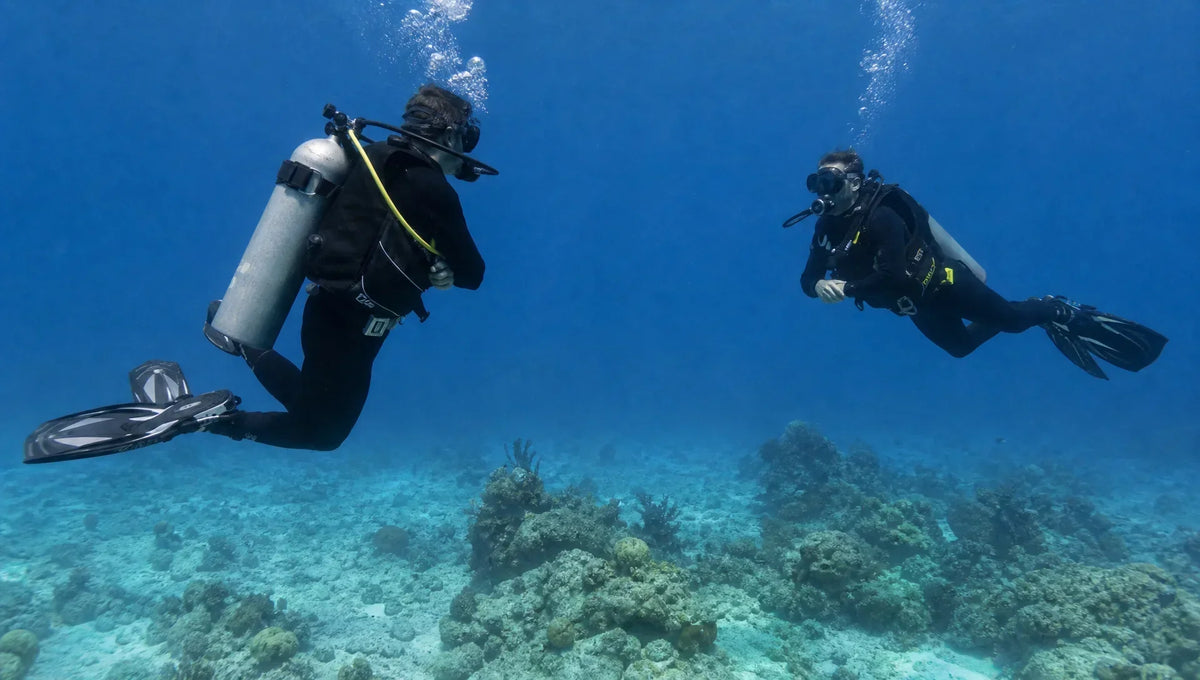 helicopter turn diver positioning