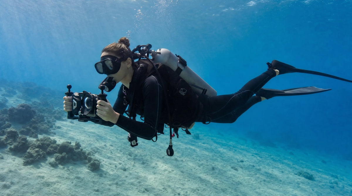 scuba diver calorie burn underwater