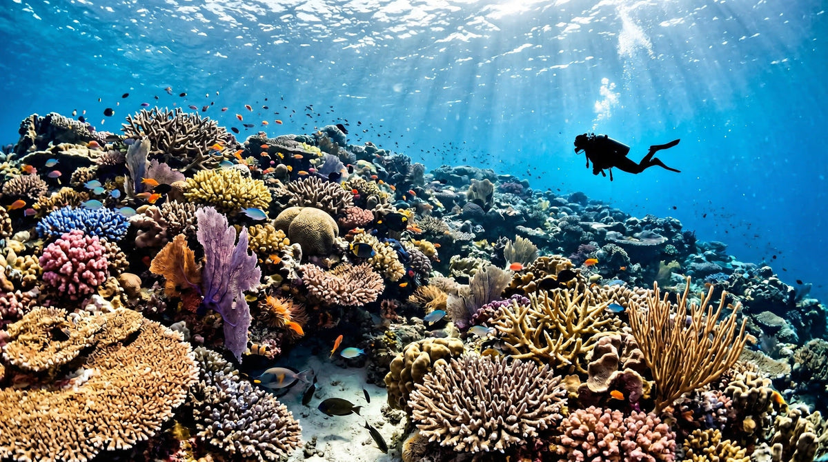 wide angle reef diver
