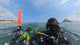 DIVEVOLK SeaLink system at the water surface during Zhuhai TV's Wanshan Islands underwater livestream workflow