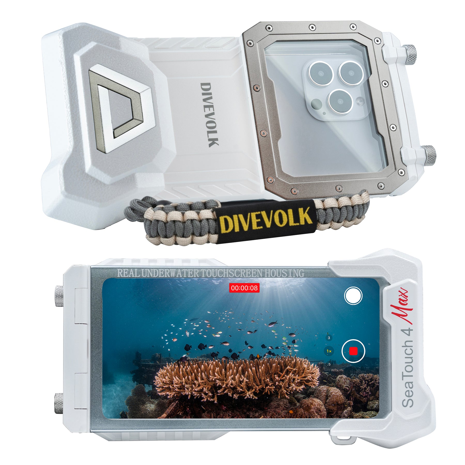 DIVEVOLK SeaTouch 4 MAX Underwater iPhone 12/12 Pro/12 Pro max/13/13 P