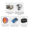 DIVEVOLK SeaTouch 4 MAX Erweiterungsklammer und Tauchfilter Kit/ Unterwasser-Telefon-Tauchgehäuse für iPhone 12/12 PRO/12PRO MAX/13/13PRO/13PRO MAX