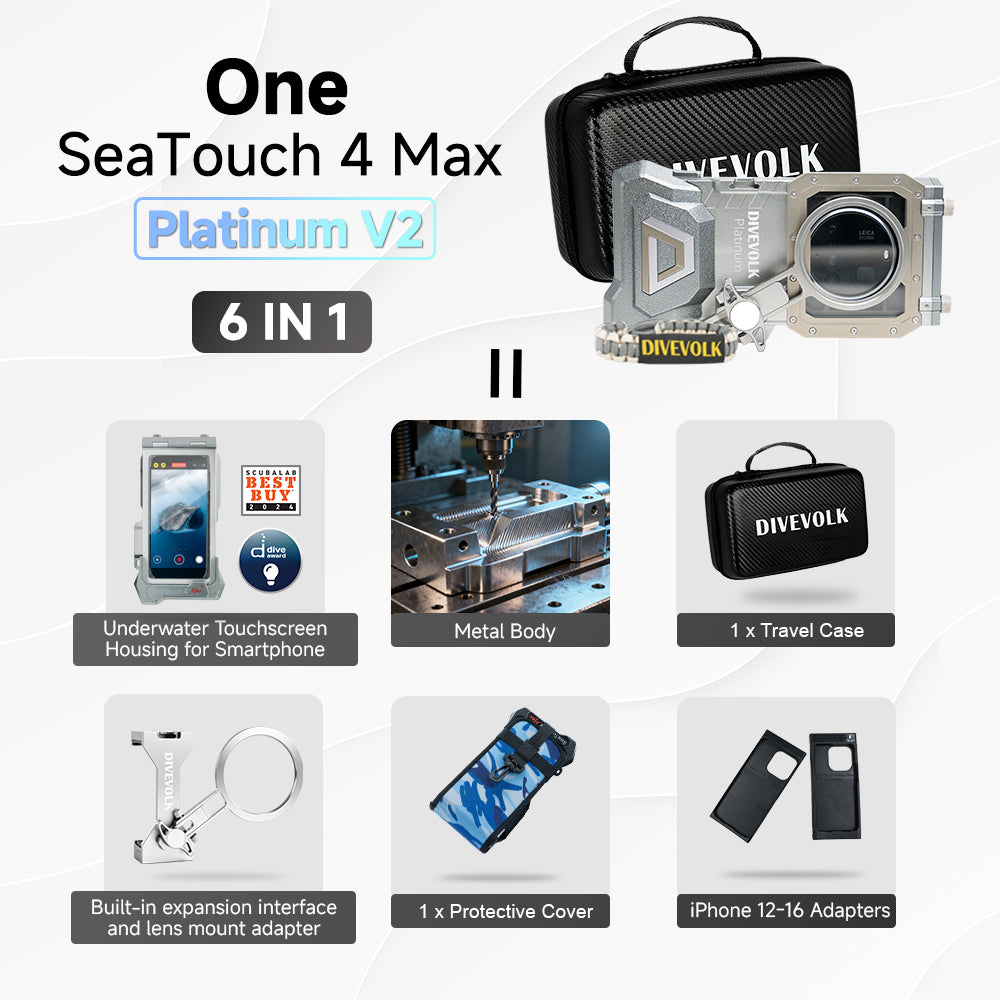 DIVEVOLK SeaTouch 3PRO水中電話ダイビングハウジングキット DIVEVOLK SeaTouch 3PRO水中電話ダイビングハウジングキット