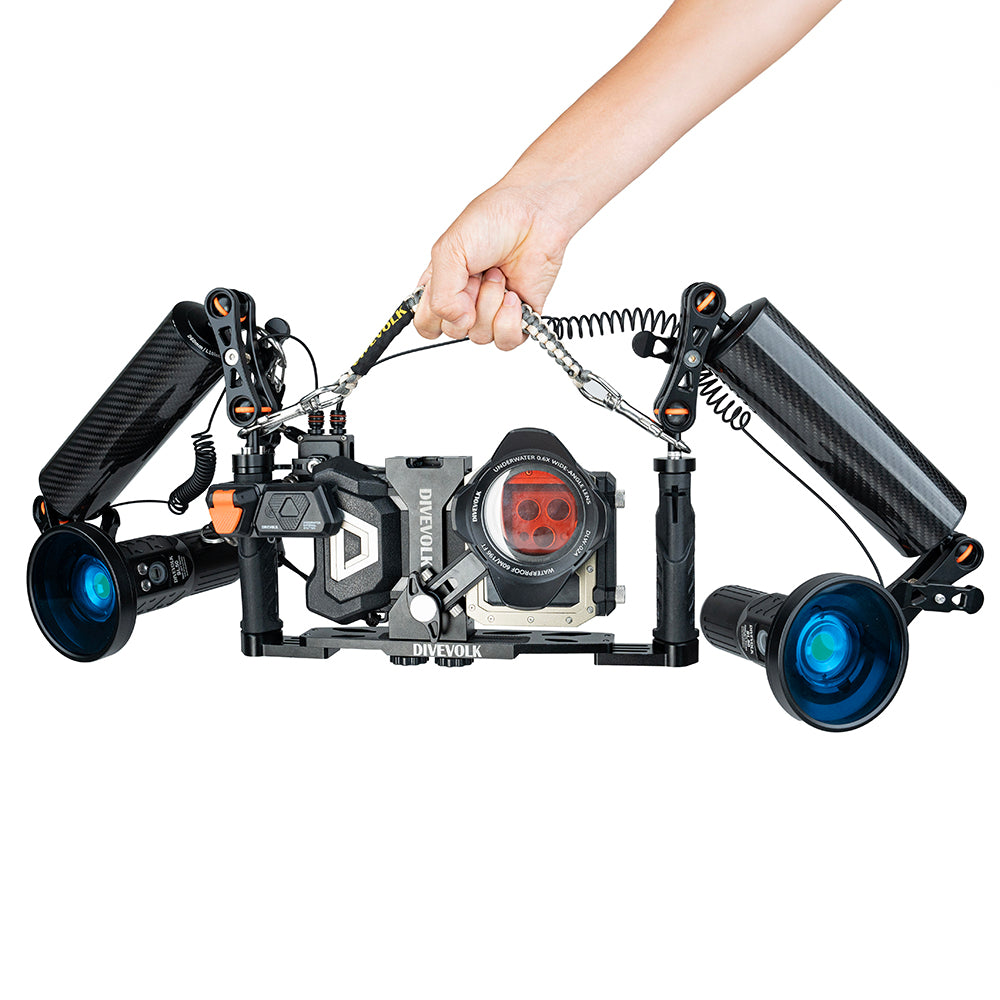 Outdoor Multi-functional Double Clip Lanyard for Seatouch 4 Max underwater housing and underwater photography equioment 