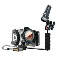 SeaTouch 4 Max Plus Creator Kit with underwater video light and dive photography accessories