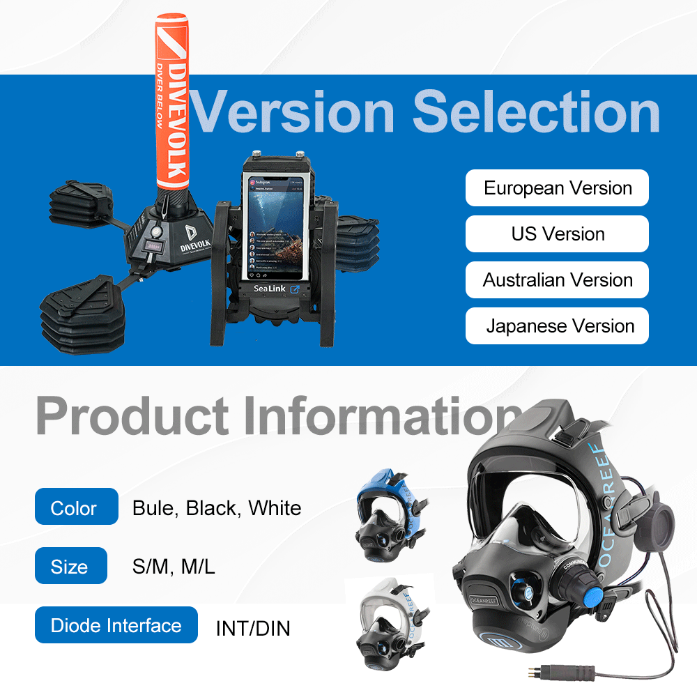 DIVEVOLK x Ocean Reef SeaLink Neptune Underwater Communication & Livestream Kit