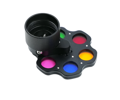 Color Filter wheel for 2000 Lumen diving light