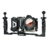 DIVEVOLK SeaTouch 4 MAXキットには、0.6X広角レンズ、拡張クランプ、デュアルハンドルトレイが含まれています
