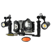 DIVEVOLK SeaTouch 4MAX Unterwassergehäuse Kit mit Rotfilter, Expansionsklemme und Doppelgriffschale