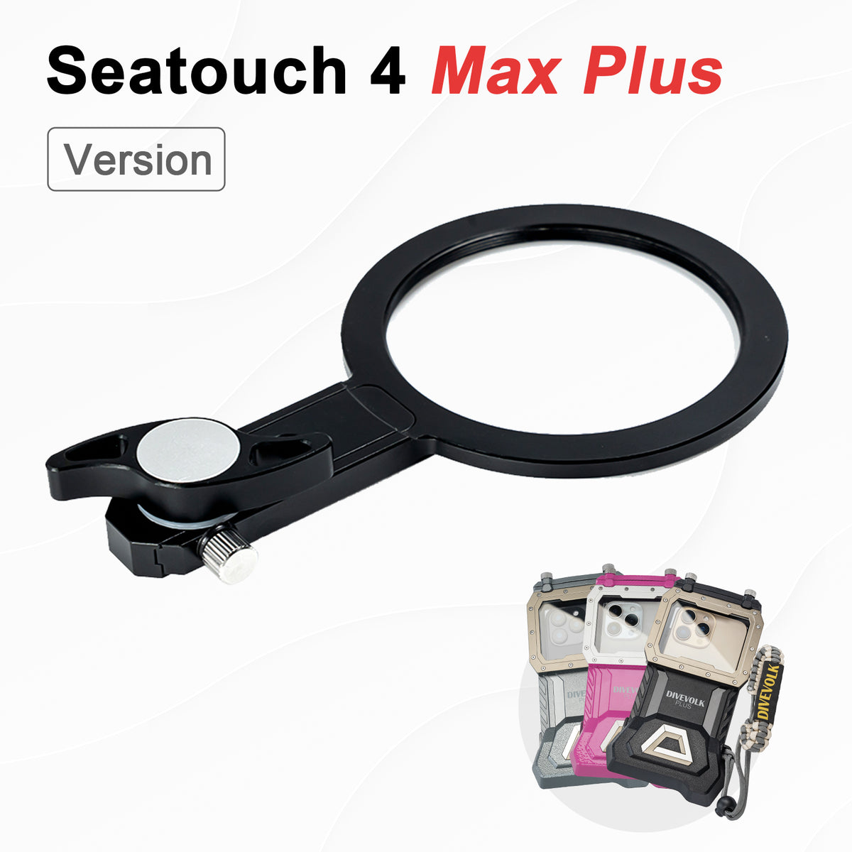 Bras adaptateurs Divevolk Seatouch 4 Max Plus 67 mm pour la photographie sous-marine