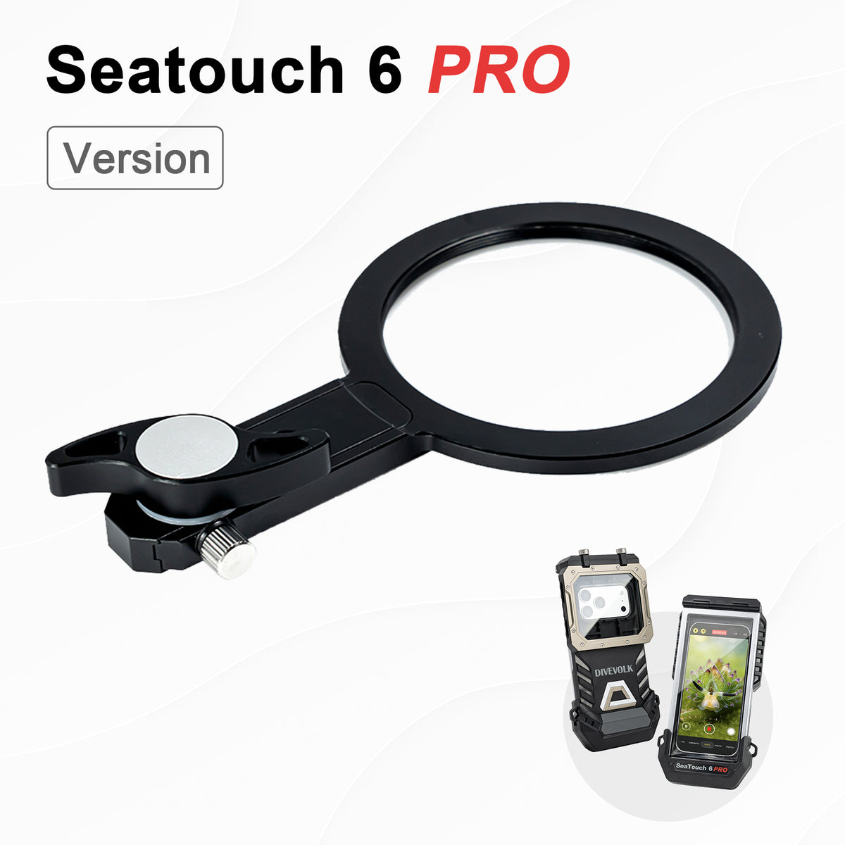 Bras adaptateurs Divevolk Seatouch 4 Max Plus 67 mm pour la photographie sous-marine