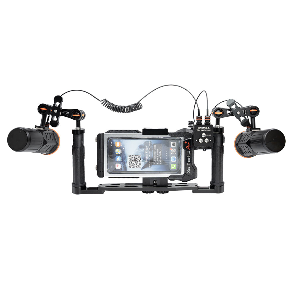 DIVEVOLKDUALハンドルトレイforseatouch4max水中ハウジング