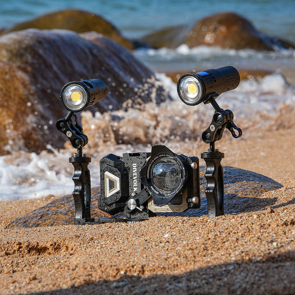 DIVEVOLK SL50 Video Light 5600 Lumens, 120° Beam