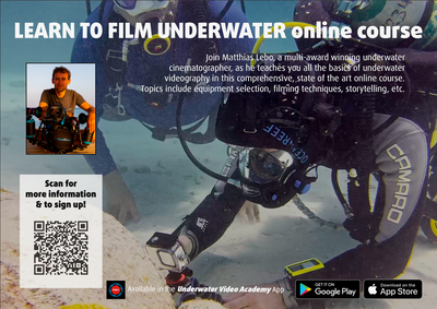 Online Course LEARN TO FILM UNDERWATER