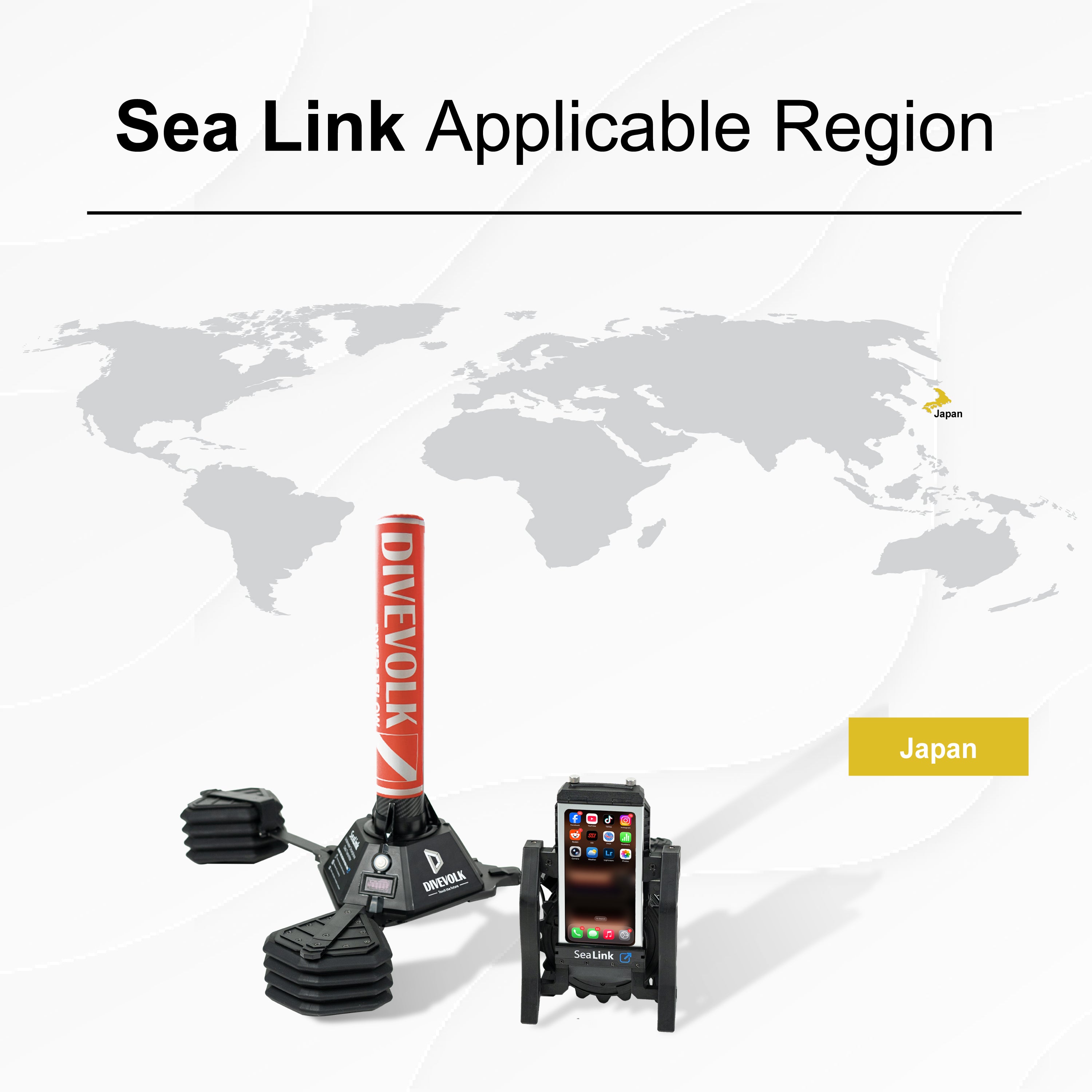 マリン/スイミング Divevolk DIVEVOLK x Ocean Reef SeaLink Neptune Underwater Communication & Lives