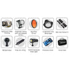 DIVEVOLK SeaTouch 3 PROダイブライトおよびフロートアームキット/フロートアームおよび5000ルーメンダイブライト電話ダイビングケースを含む水中電話ダイビングハウジングキット、防水電話ケース、スマートフォンハウジング、iPhoneダイビングケース