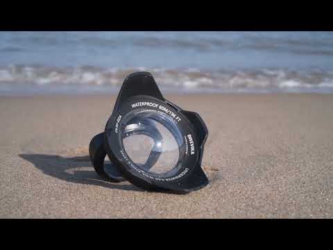 DIVEVOLKハウジング用水中広角変換レンズX0.6