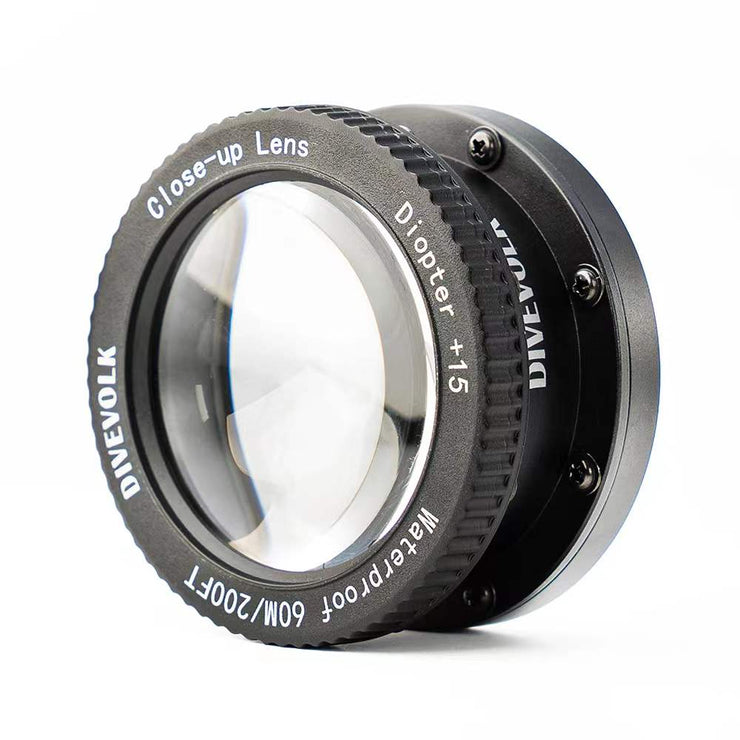 Underwater +15 Close-up Lens, Optical Wet Lens for Seatouch 4 max  housing and Camera