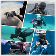 DIVEVOLK SeaTouch 4 MAX boîtier de téléphone sous-marin de plongée kits pour objectif Macro pour iPhone 12 PRO MAX/13 PRO/13 PRO MAX