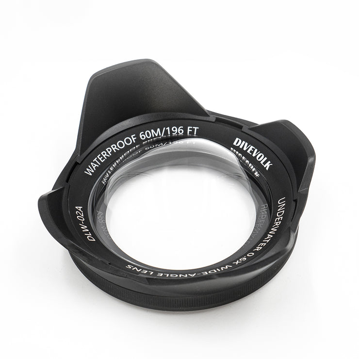 Underwater Wide-angle Conversion Lens X0.6  for DIVEVOLK Housing and Action Camera