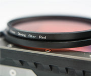 Filtre rouge Filtre 67 mm, profondeur d'utilisation suggérée 5-25m